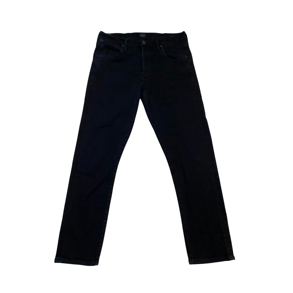 Citizens of Humanity Elsa Mid Rise Slim Fit Crop Black Jeans Size 28 1678-927